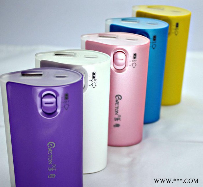 （厂家批发）月光宝盒移动电源 LED跑马灯5600MAH