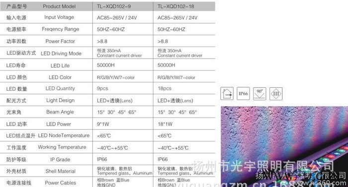 1107 光宇LED洗墙灯 防水洗墙灯 寿命长