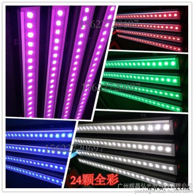 煜昌弘LED效果灯 洗墙灯 效果灯 led18颗全彩洗墙灯 led跑马灯18颗3in1全彩染色前景灯