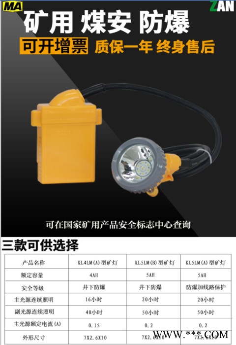 正安防爆煤矿工厂用KL4LM(A). KL5LM(B矿灯图2