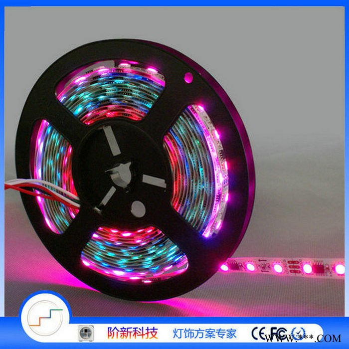 LED-XT-WS2811,一米16段48灯幻彩跑马灯条,WS2812B幻彩软灯条图3