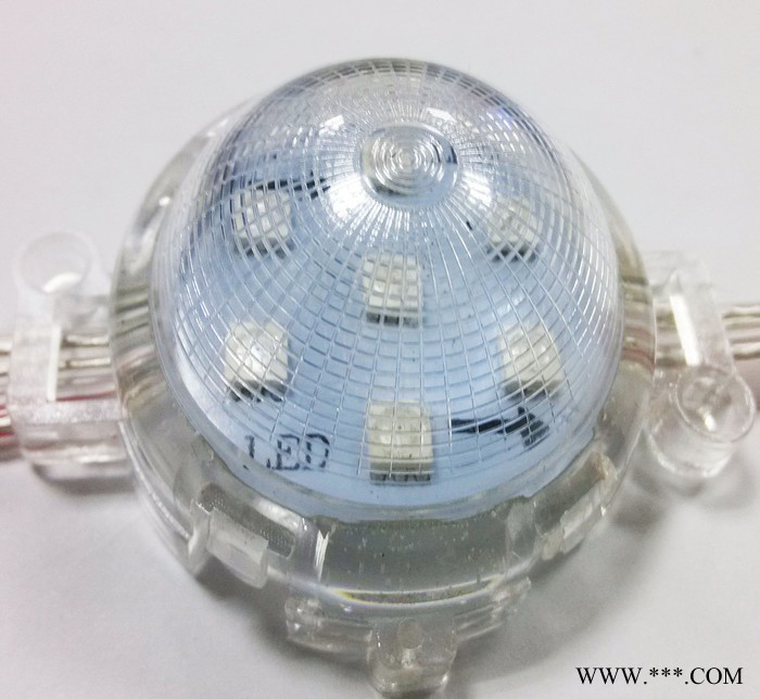 LED点光源5公分外控全彩单色点光源防水灯户外跑马灯装饰灯穿