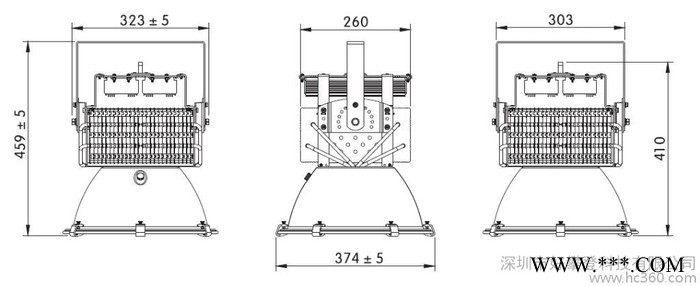 300W LED工矿灯 - H300系列图2