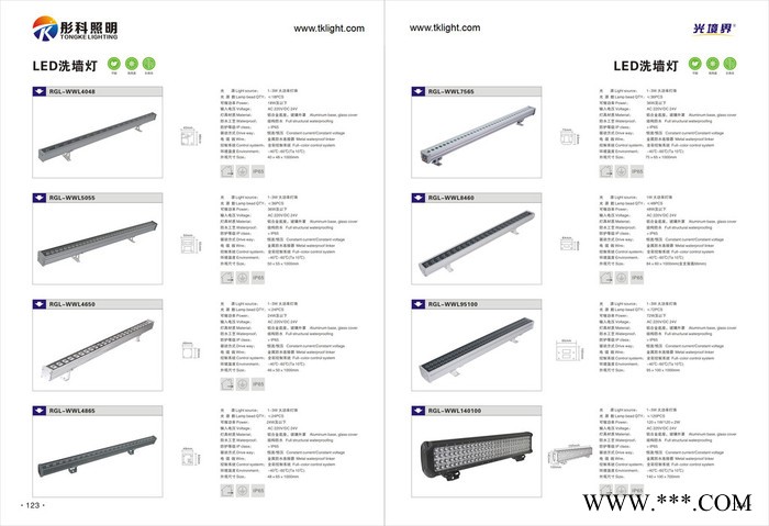 TK led IP65防水防锈洗墙灯 建筑照明洗墙灯图5