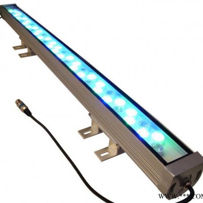 LED洗墙灯黄光 七彩RGB洗墙灯 公园 河道 桥梁建筑LED轮廓灯