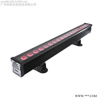 羿彩灯光YC-X1810WA 18颗10W防水点控洗墙灯 LED跑马室外效果灯 婚庆演艺酒吧KTV工程户外效果灯舞台灯光