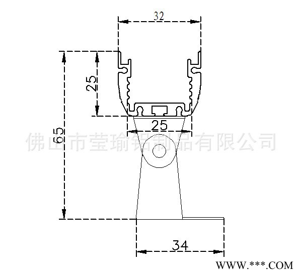 广东洗墙外壳ED洗墙灯外壳线型灯外壳铝外壳线条灯外壳图3