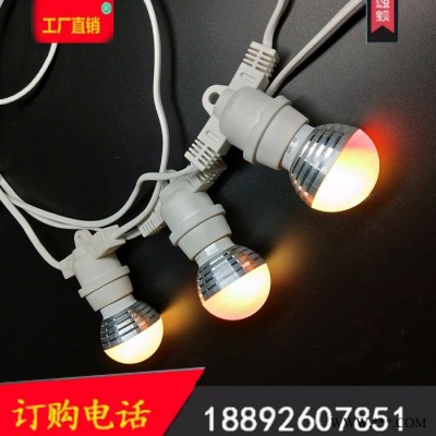 欧规 美规 日本跑马灯线，E27E26灯串线，延长线灯头插头电源线
