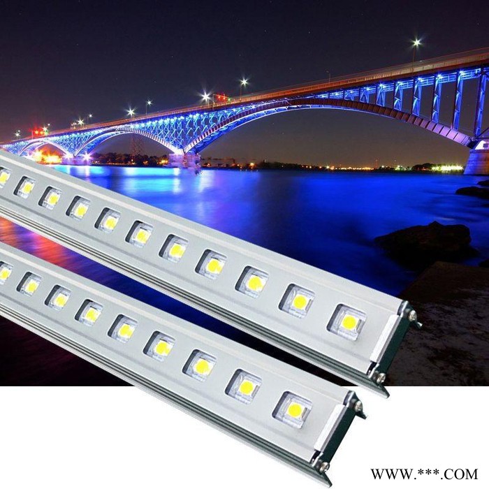 led线条灯 led线性灯单色七彩内控外控洗墙灯 大楼亮化条形灯 DMX512线条灯