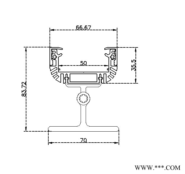 【精工细做】新款**防水洗墙灯外壳 HY-XW-8015LED洗墙灯外壳 超薄款灯外壳 高压灯具外壳图2