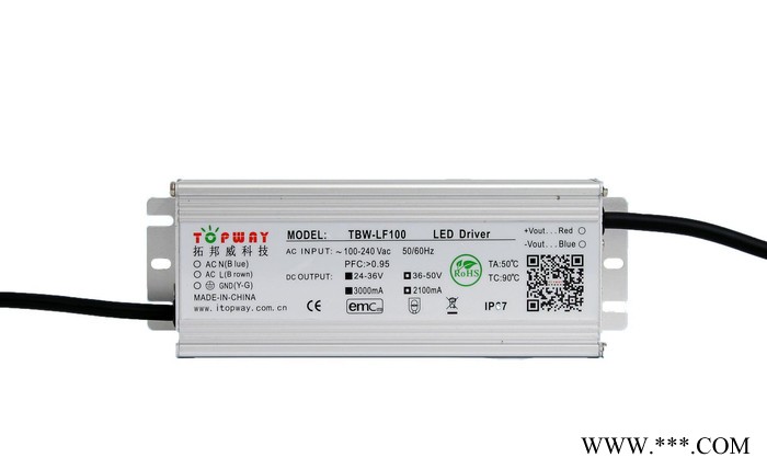 一线100WLED工矿灯  路灯 隧道电源  IP67  质图2