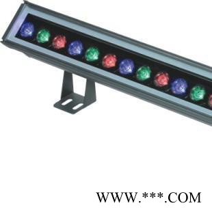 神冠LED洗墙灯，大楼外墙亮化专用户外防水DC24V  24W  RGB 全彩LED洗墙灯