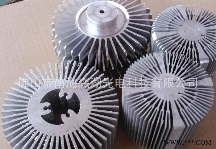 专业设计  led太阳花散热器 led工矿灯散热器图2