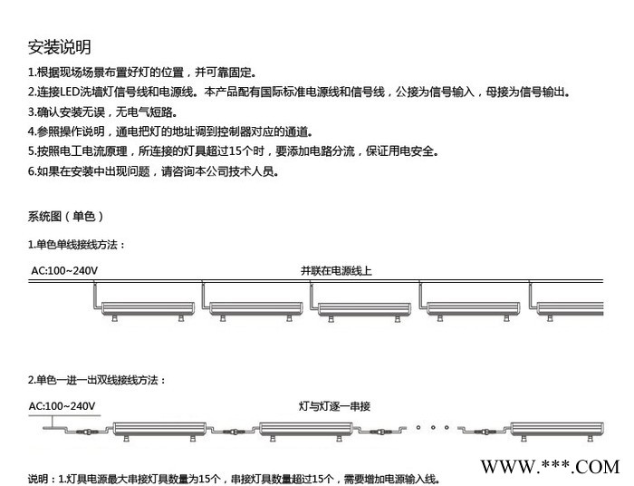 万宇丰 大功率 大功率洗墙灯图6