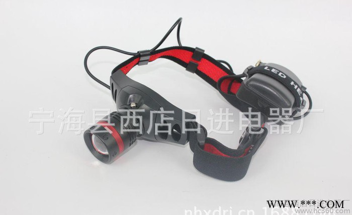 T6强光充电头灯 打猎头灯 矿灯LED户外用品探照夜骑灯
