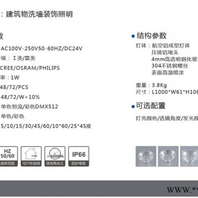 拓龙 双排LED洗墙灯