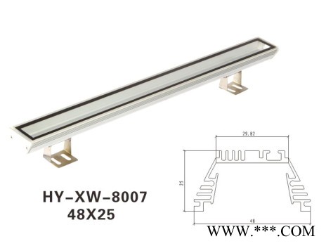 供应宏烨HY-XW-8007洗墙灯外壳图2
