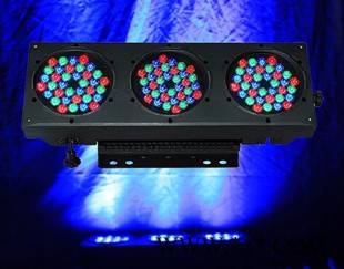 108颗1/3W LED洗墙灯舞台灯光 三头洗墙灯投光灯 酒吧工程亮化灯图2