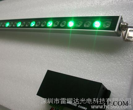 24*1W高亮蓝光大功率洗墙灯，LED照明灯具图3