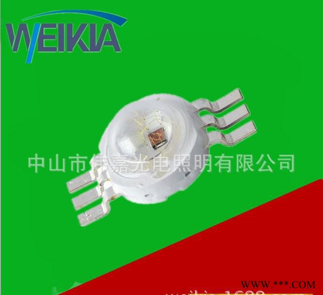 3W全彩4脚RGB大功率LED灯珠集成光源COB洗墙灯 户外图3
