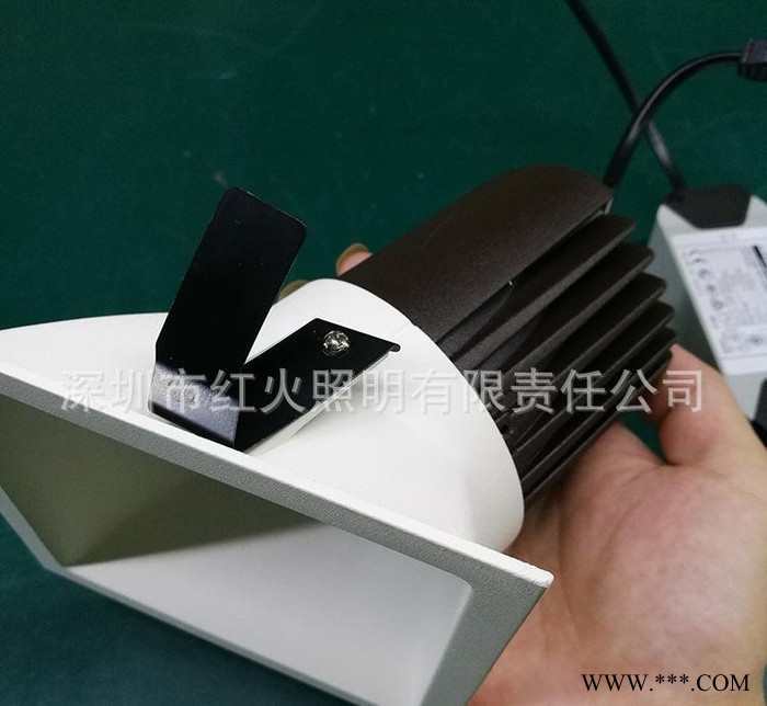 oem工厂直销飞利浦led斜口射灯店铺博物馆商业照明cob方形洗墙灯图1