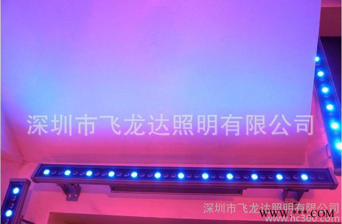深圳**led条形洗墙灯、单色，七彩变色、大功率洗墙灯图2