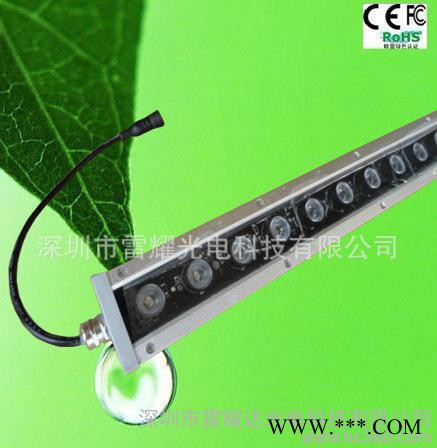 直销LED超薄洗墙灯，24*3W线条灯，72W高亮，RGB洗图1