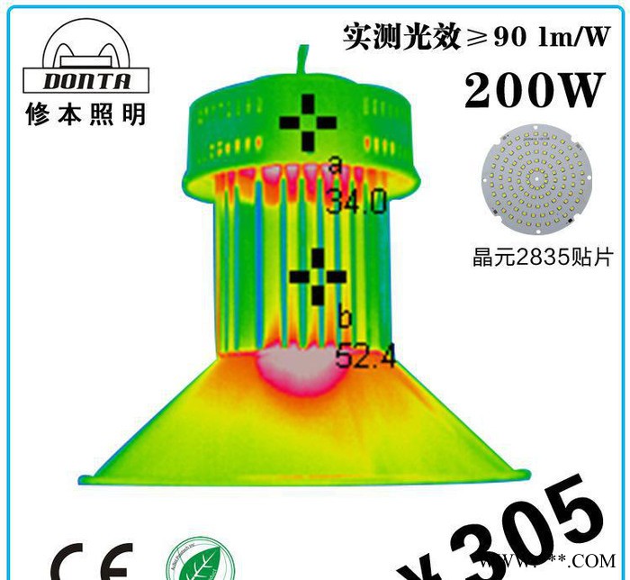 200w led工矿灯 2835贴片灯珠 高棚灯 厂房灯 散图2