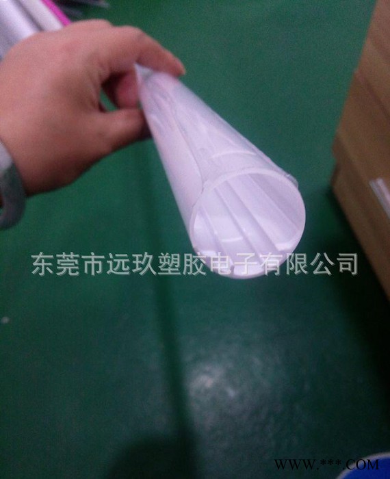 PC灯罩，PC日光灯罩，LED灯罩，带四齿灯管图2
