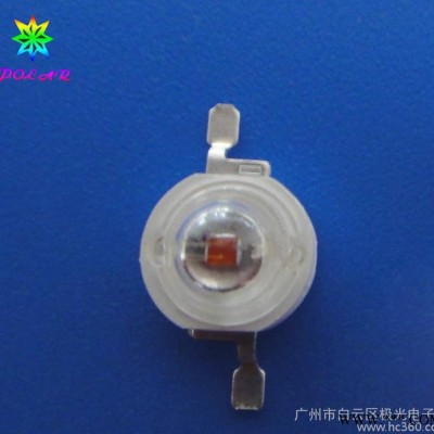 3W 洗墙灯灯珠  高亮度3W黄光LED灯珠 专业LED直销