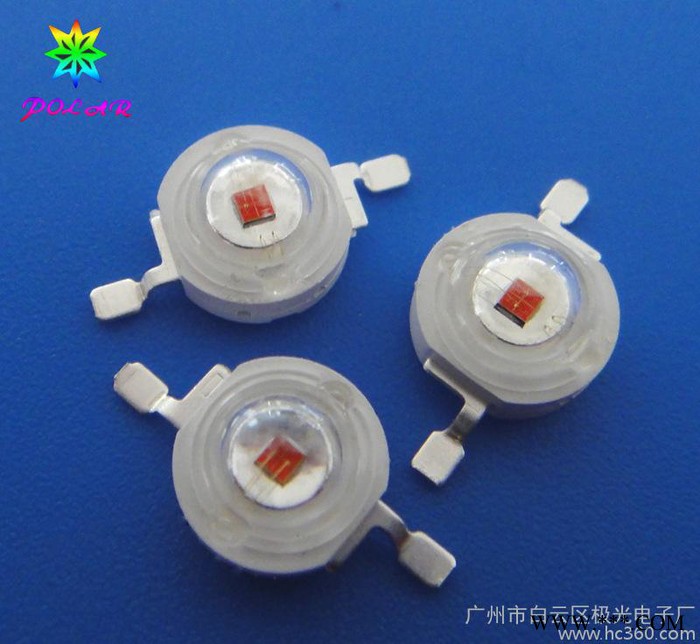 3W 洗墙灯灯珠  高亮度3W黄光LED灯珠 专业LED直销图3