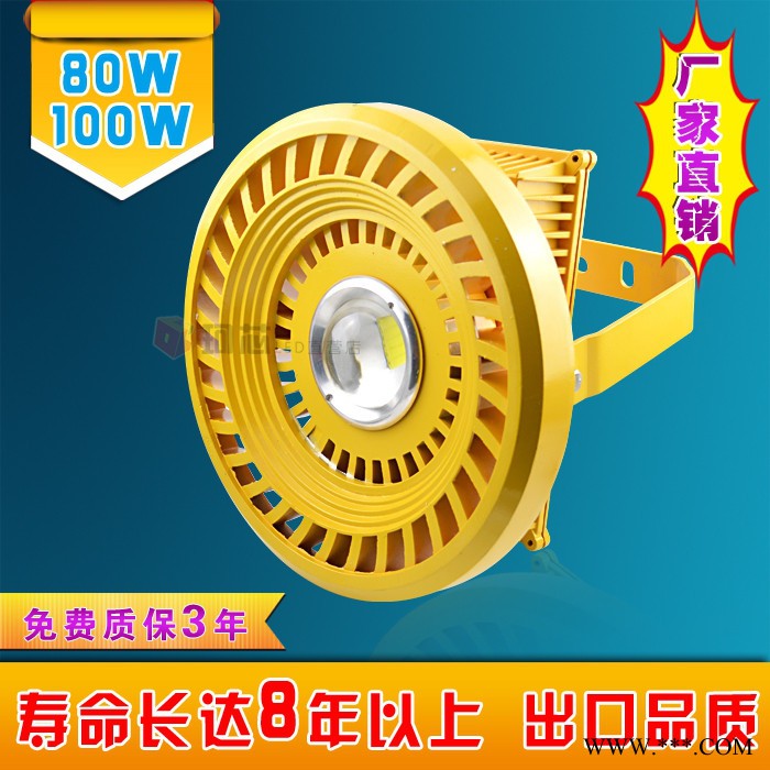 led防爆灯工矿灯加油站煤矿井炼油厂油库专用80w100w直