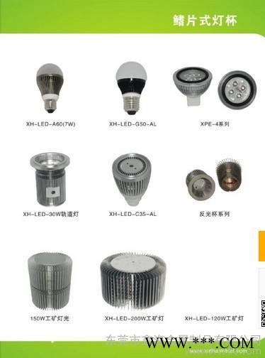 供应专业生产FIN扣散热器 鳍鳞散热器工矿灯30W-350W图3