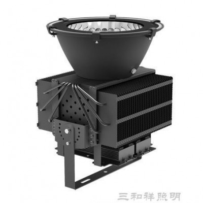 供应**LED工矿灯500W LED投光灯 鳍片散热器 长寿命