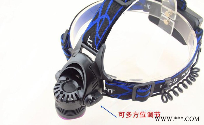 户外打猎必备宁海直销LED强光探照矿灯铝杯超亮T6头灯Y-M图3