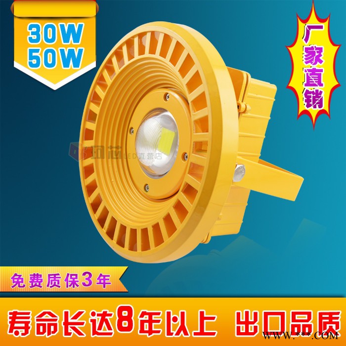 led防爆灯工矿灯加油站煤矿井炼油厂油库专用30w50w直销