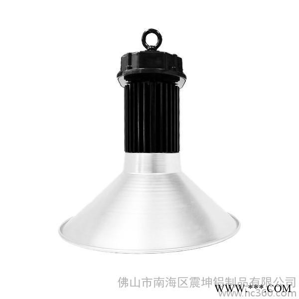 供应佛山LED工矿灯外壳100W银色玻璃透镜图2