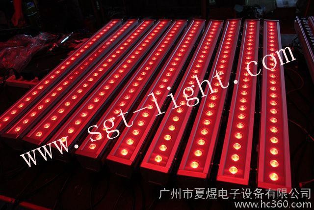 供应SGT-夏煜灯光24颗LED单排防水洗墙灯