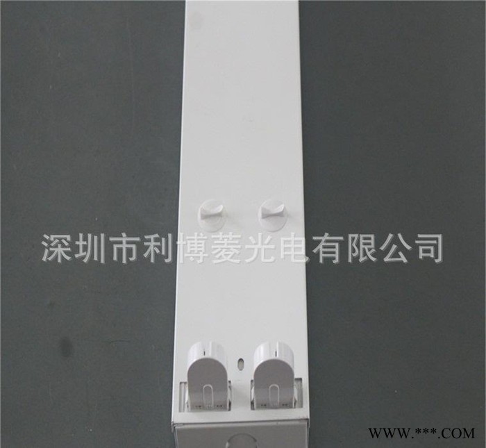 T8支架 双管带罩 1.5米日光灯支架 超市/工厂车间专用图2