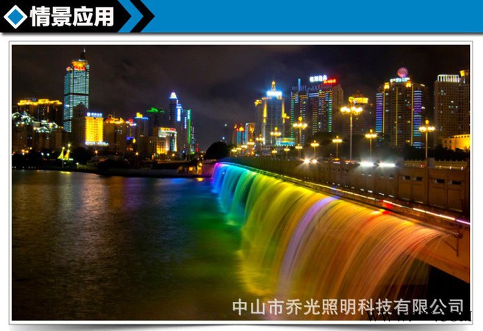乔光照明LED洗墙灯LED轮廓灯内外控防水户外灯七彩线条灯18W/24W/27W/36W建筑/广告牌等场所图5