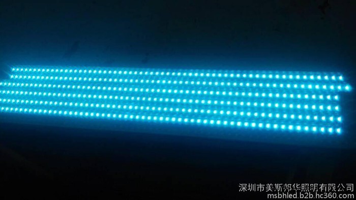 美邦冰蓝光硬灯条/5050贴片灯条/5050贴片洗墙灯图2