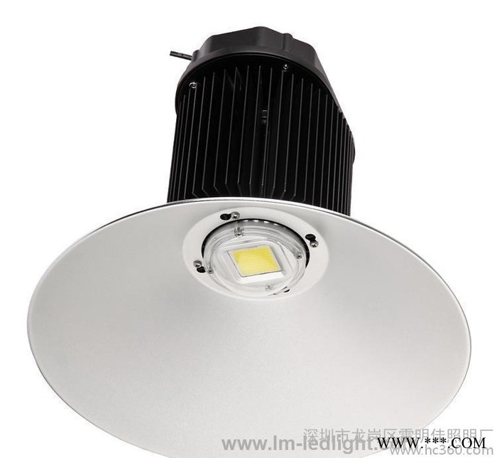 雷明LED工矿灯黑色散热器120度正白光暖白光100W120图3
