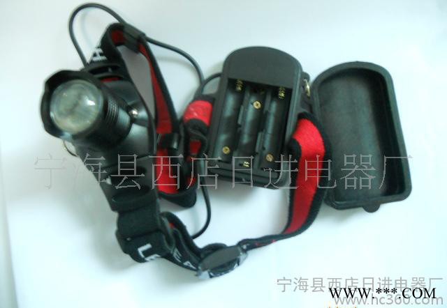 头灯野营户外探照矿灯自行车灯电筒探险装备0371-1图3