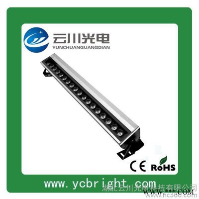 **室外亮化单色铝合金18WLED大功率洗墙灯 七彩线条灯