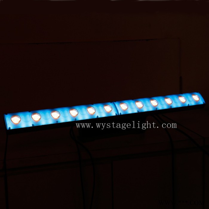 12颗带背景色长条点阵灯渲染洗墙灯暖白色+三合一彩色LED舞台灯图4