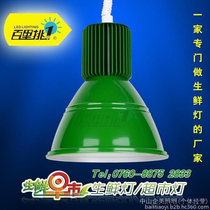 百里挑一LED超市生鲜灯 20W 猪肉灯 工矿灯图3