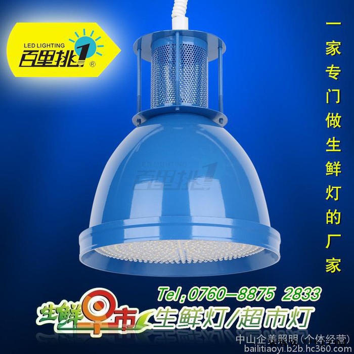 百里挑一LED超市生鲜灯30W猪肉灯水果灯工矿灯图2