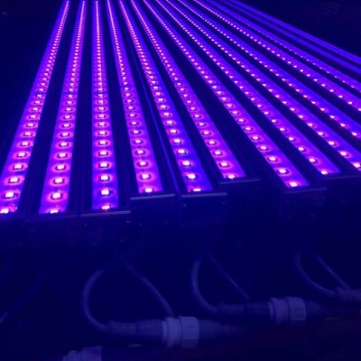 LED轮廓灯洗墙灯户外防水硬灯条RGBW七彩DMX512外控线条灯 IP65 谐光照明LED线条灯