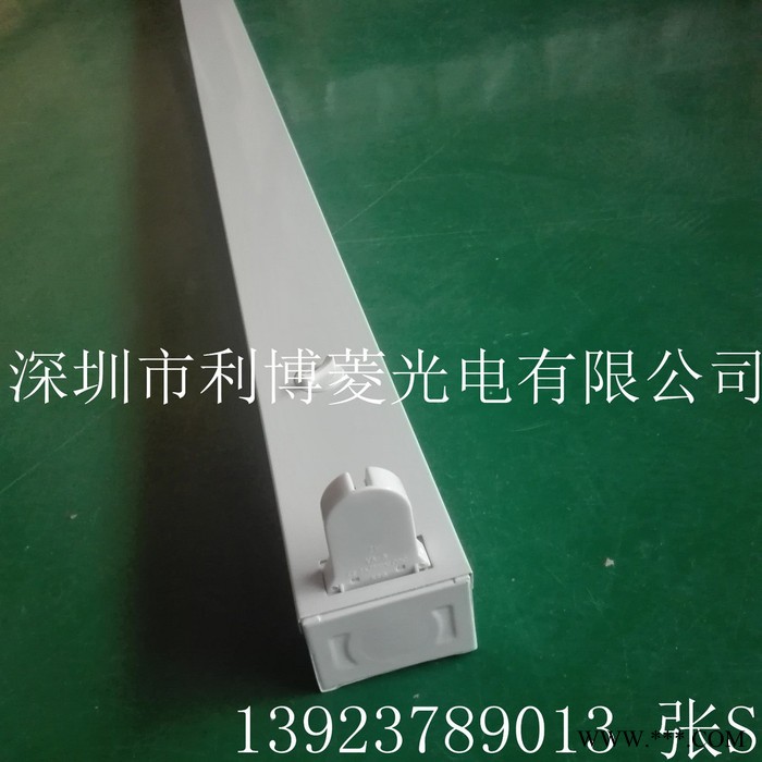 广东厂家生产批发单双管带罩led经济型支架防尘工程专用日光灯图2