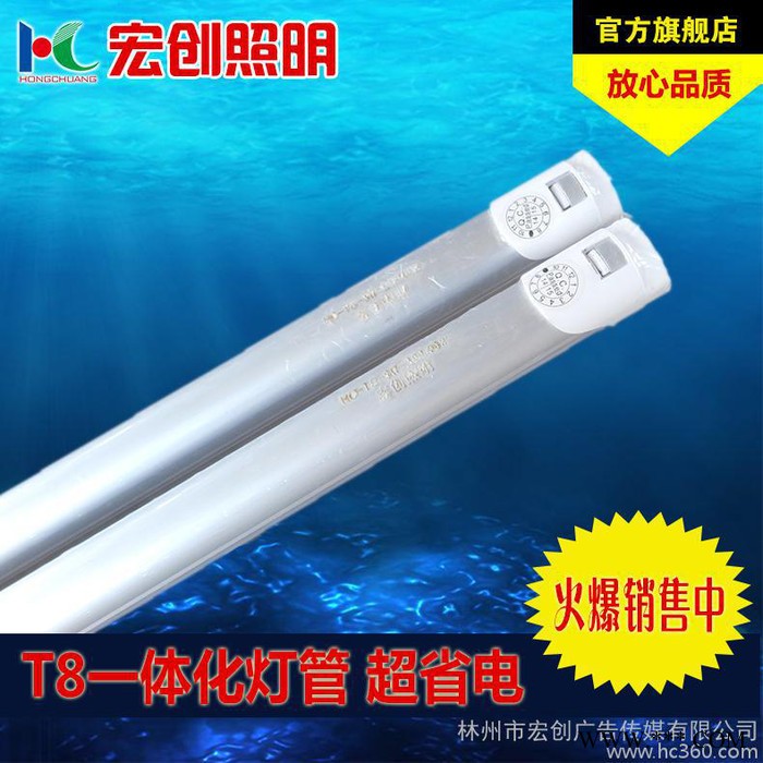 河南安阳林州HCDG-T8，LED日光灯，T8分体化灯管 LED灯管图2